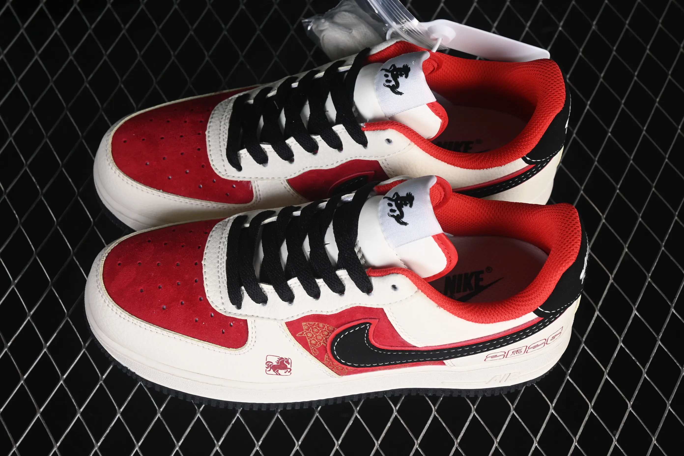 All Categories Nk Air Force 1 Air Force Series Nk Air Force 1 Low Air Force Low Nike Air Force 1'07 Low Year of the Horse Limited White Black Red Air Force One Low Casual Shoes DN1688-822